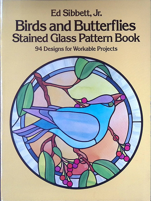Birds and butterflies. Stained glass pattern book. 94 designs for …