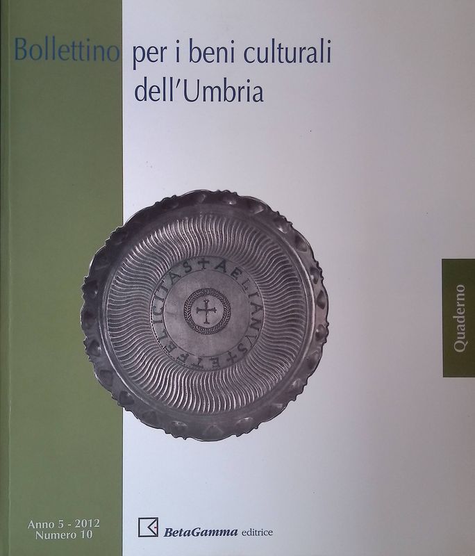 Bollettino per i beni culturali dell'Umbria. Quaderno. Anno 5, numero …