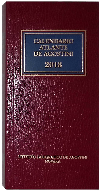 Calendario atlante De Agostini 2018