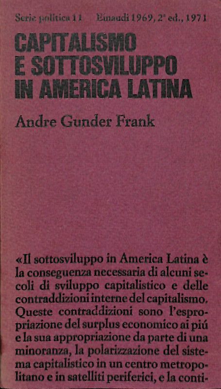 Capitalismo e sottosviluppo in America latina