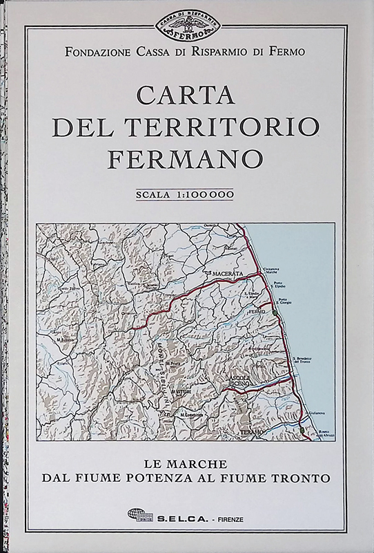 Carta del territorio fermano. Scala 1:100.000. Le Marche dal fiume …