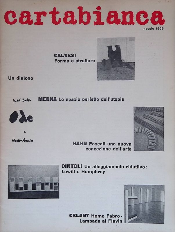 Cartabianca Maggio 1968