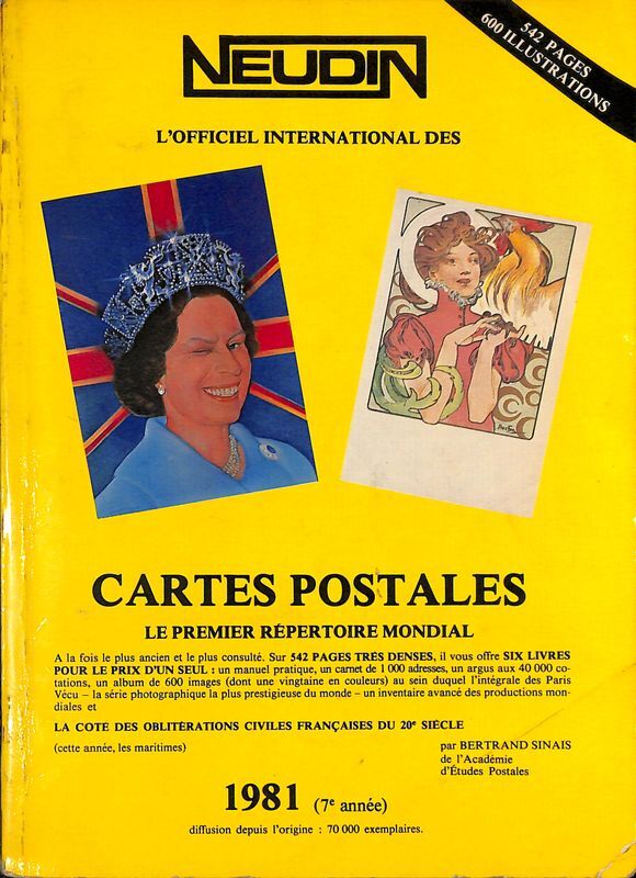 Cartes Postales de Collection. 1981