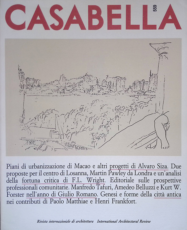 Casabella n. 559 - Luglio-Agosto 1989