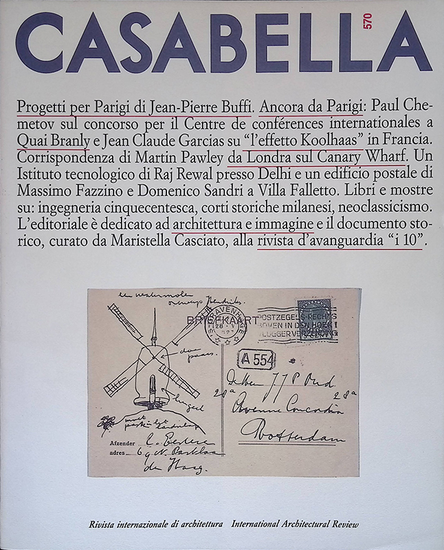 Casabella n. 570 - Luglio-Agosto 1990