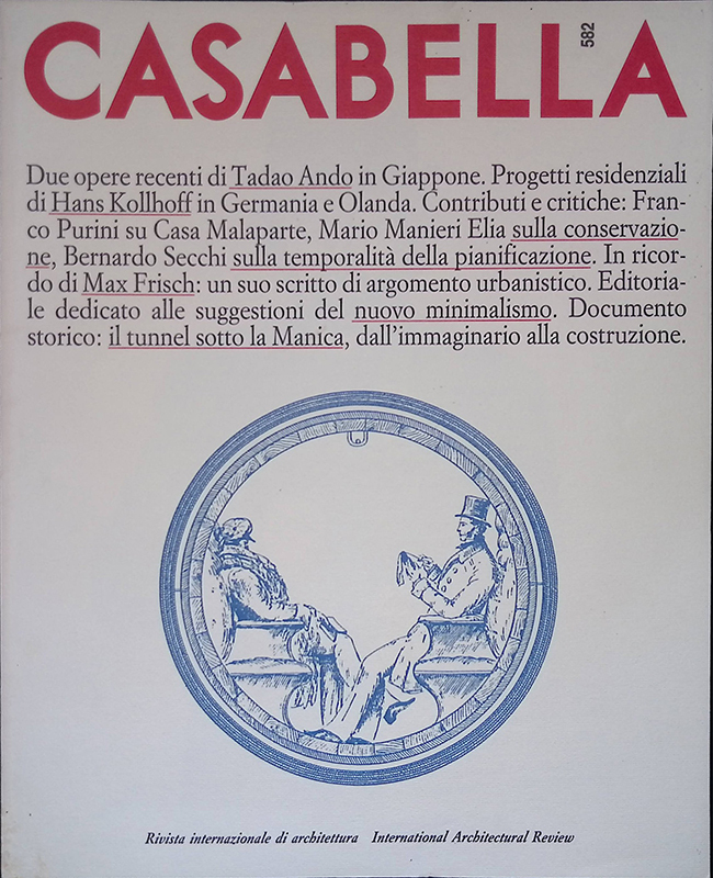 Casabella n. 582 - Settembre 1991