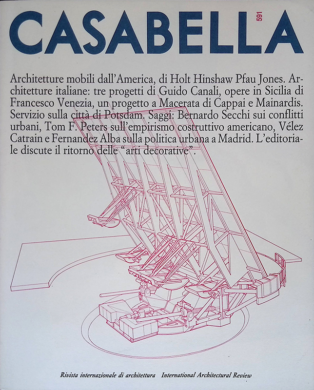 Casabella n. 591 - Giugno 1992