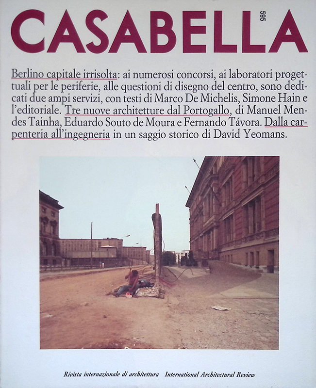 Casabella n. 595 - Novembre 1992