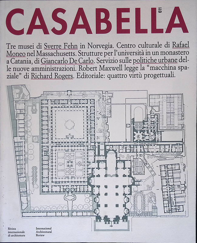 Casabella n. 611 - Aprile 1994
