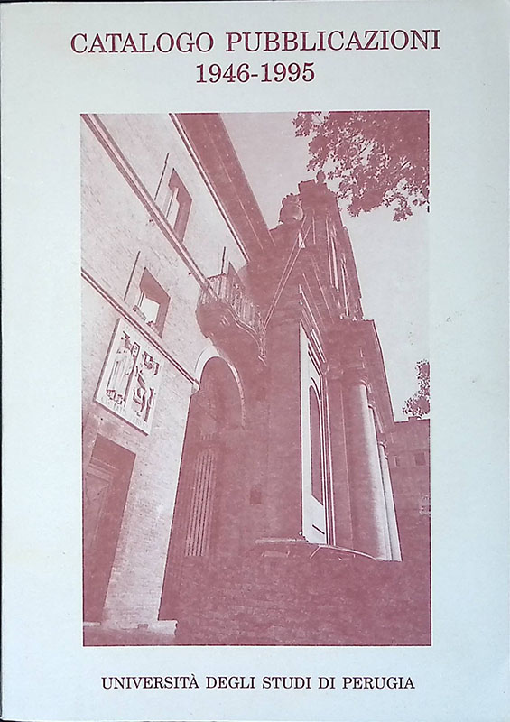 Catalogo delle pubblicazioni 1946-1995