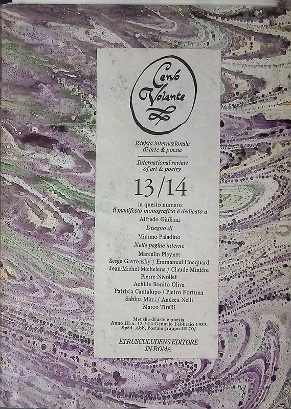 Cervo Volante. Rivista internazionale di arte e poesia. Anno III …