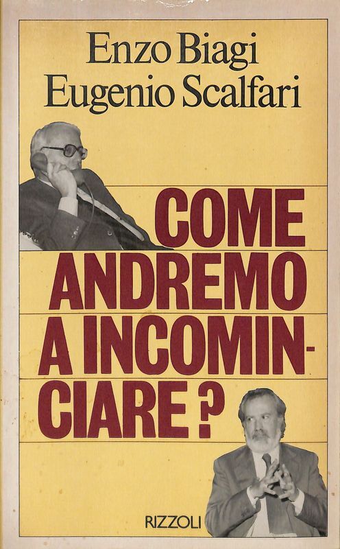 Come andremo a incominciare?