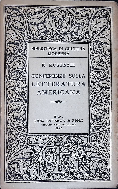 Conferenze sulla letteratura americana