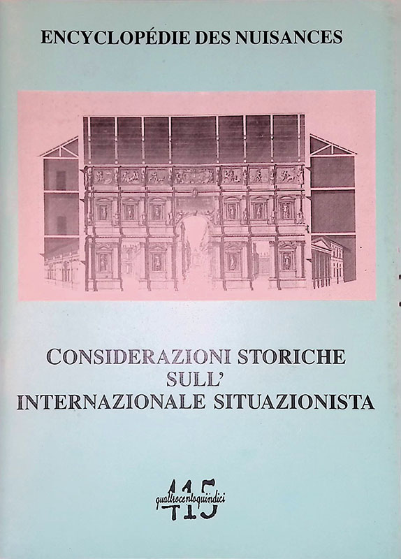 Considerazioni storiche sull'internazionale situazionista