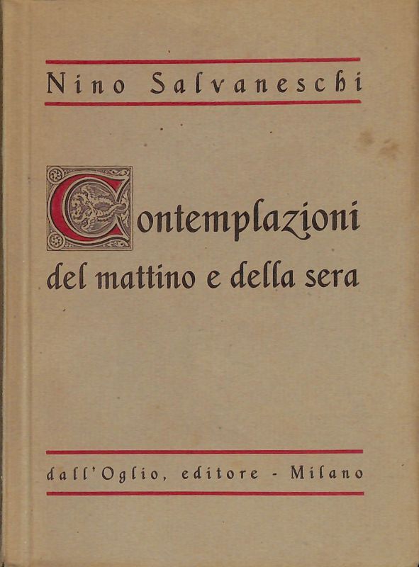 Contemplazioni del mattino e della sera