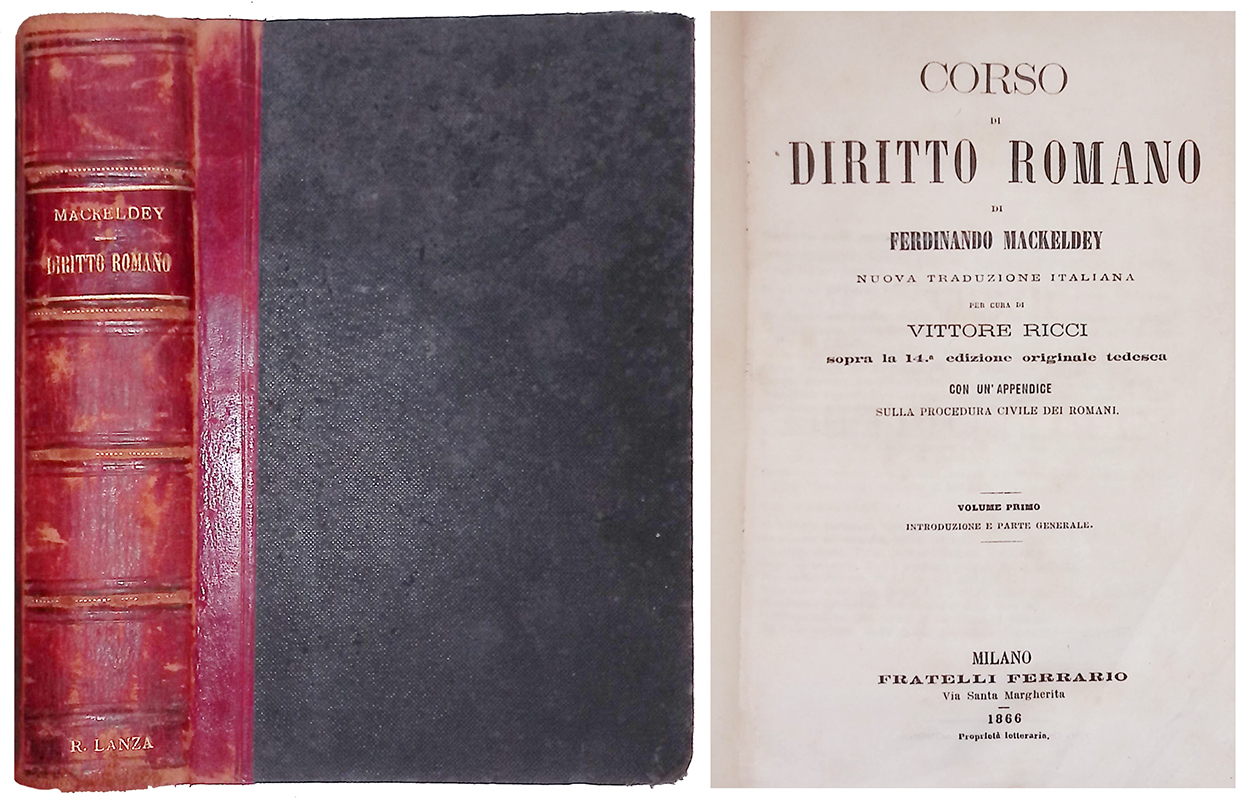 Corso di diritto romano. Vol.1 introduzione e parte generale