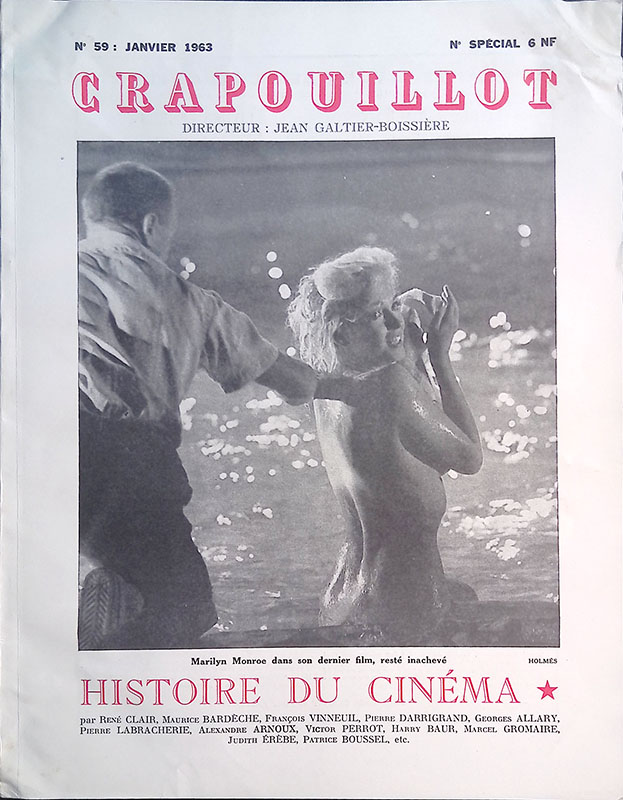 Crapouillot. N.59 Janvier 1963. Histoire du cinema. I