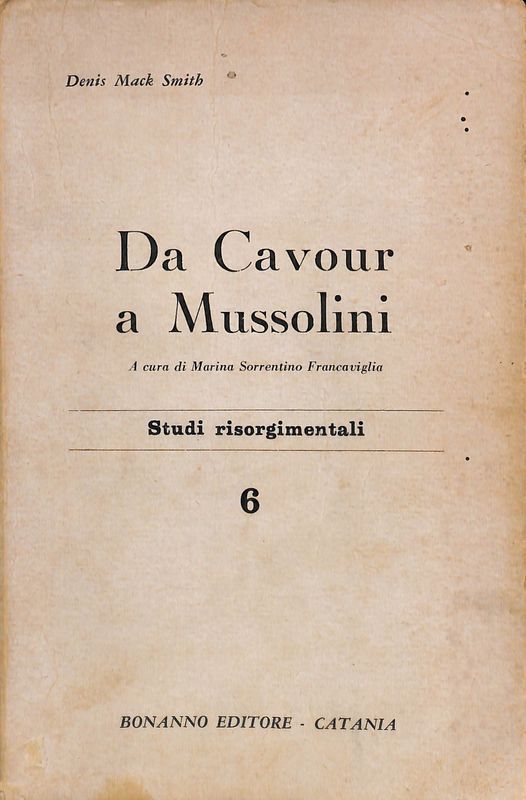 Da Cavour a Mussolini