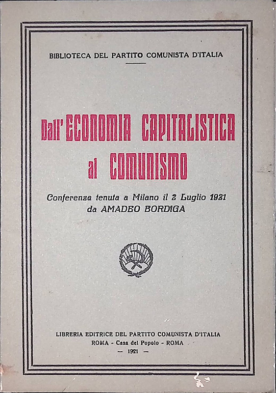 Dall'economia capitalistica al comunismo