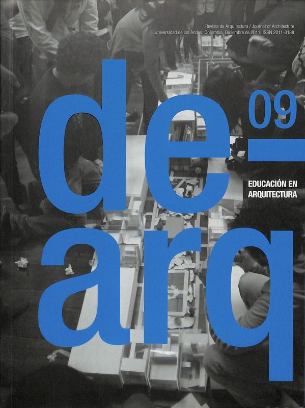 Dearq 09. Educacion en arquitectura. Revista de architectura, universidad de …