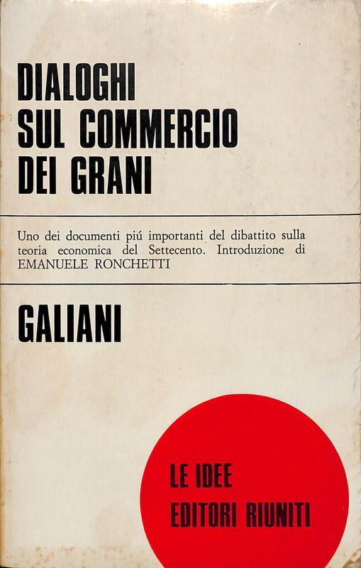 Dialoghi sul commercio dei grani