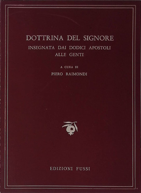 Dottrina del Signore insegnata dai dodici Apostoli alle genti