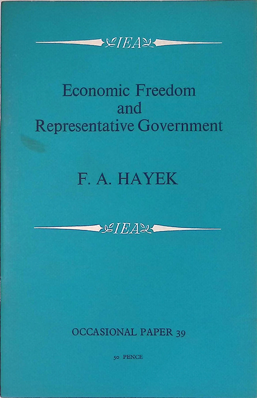 Economic Freedom and Representative Government