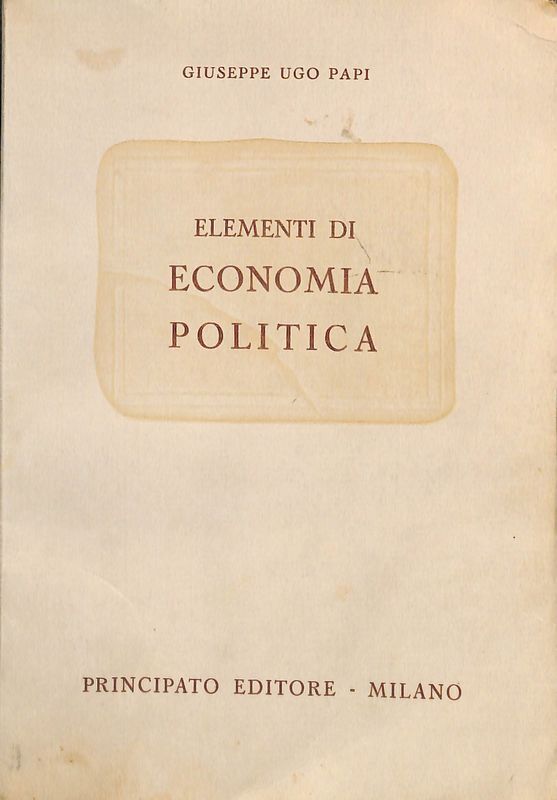 Elementi di economia politica