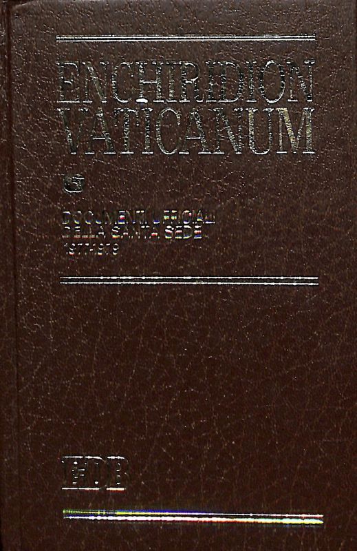 Enchiridion Vaticanum. Vol. 6. Documenti ufficiali della Santa Sede. 1974-1976