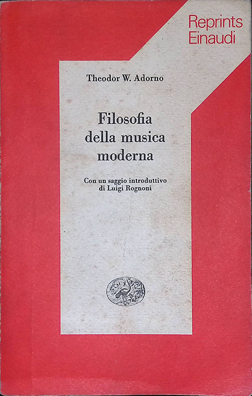 Filosofia della musica moderna