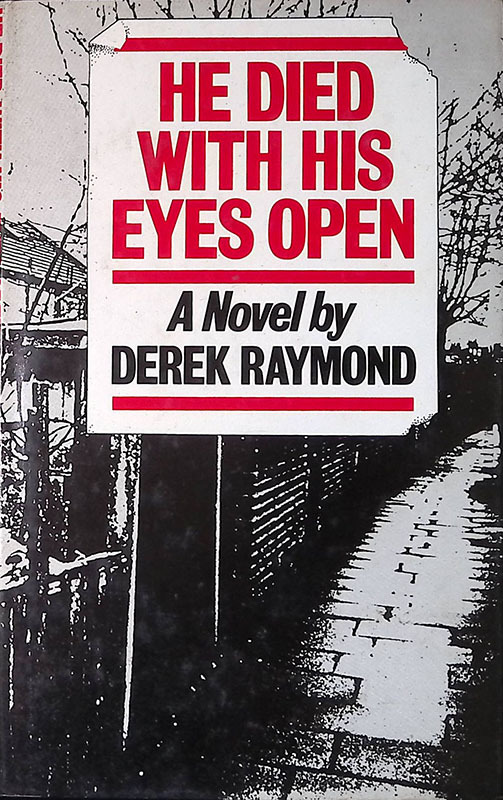 He died with his eyes open