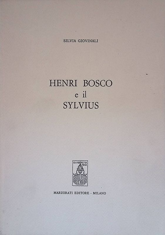 Henri Bosco e il Sylvius