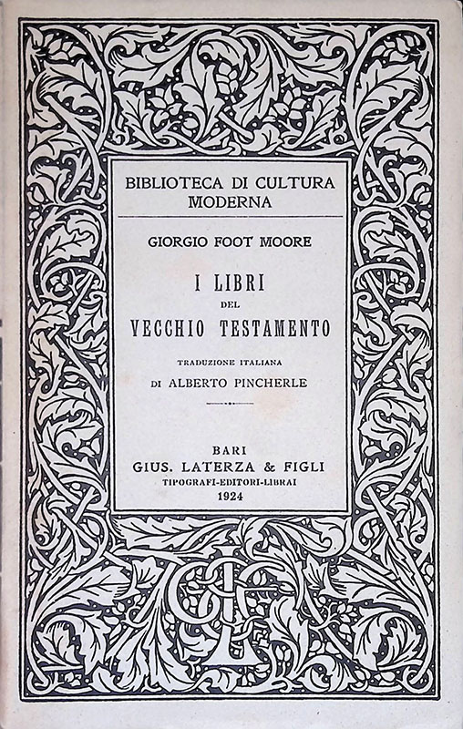 I libri del vecchio testamento