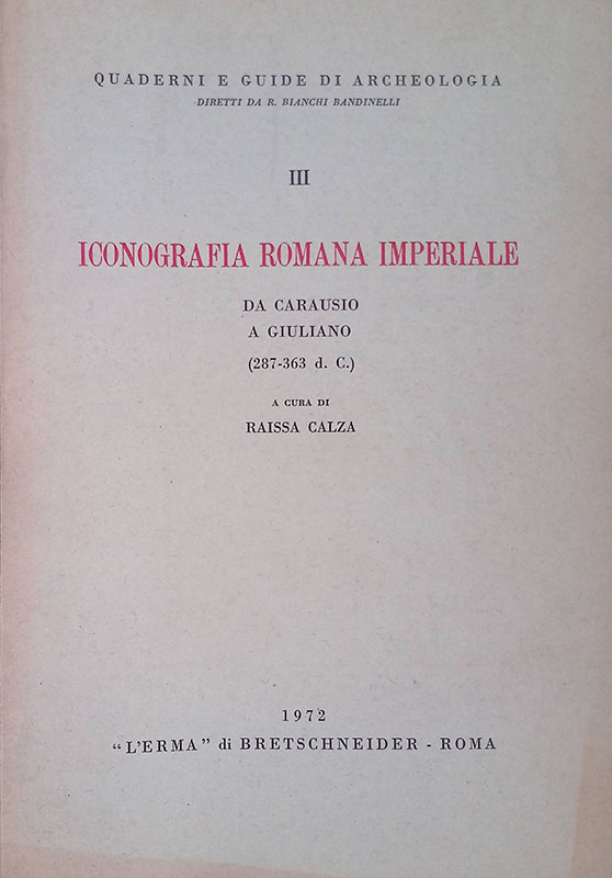 Iconografia romana imperiale da Carausio a Giuliano (287-363 d.C.)