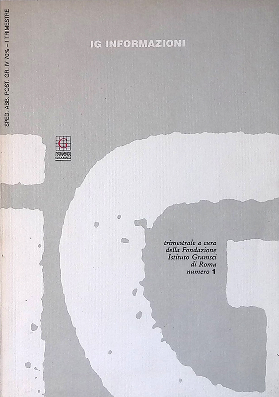 IG. Informazioni, n.1, 1992