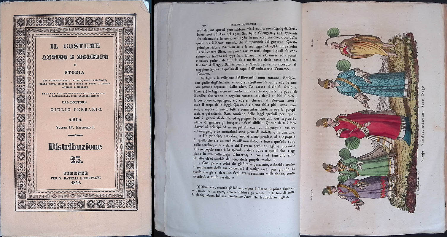 Il costume antico e moderno o storia del governo, della …