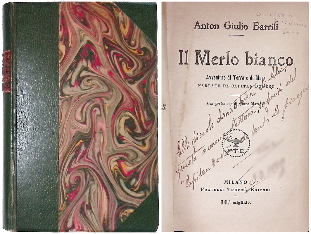 Il Merlo bianco. Avventure di terra e di mare
