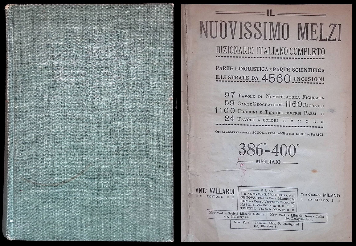 Il nuovissimo Melzi. Parte linguistica e parte scientifica