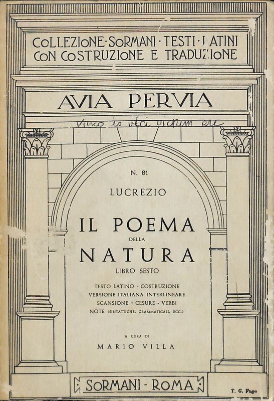 Il poema della natura. Libro VI