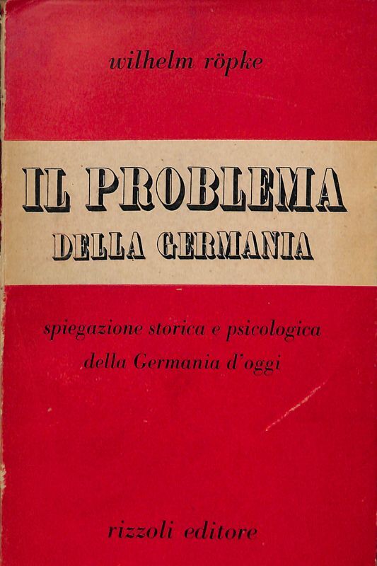 Il problema della Germania