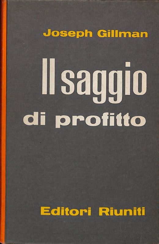 Il saggio di profitto