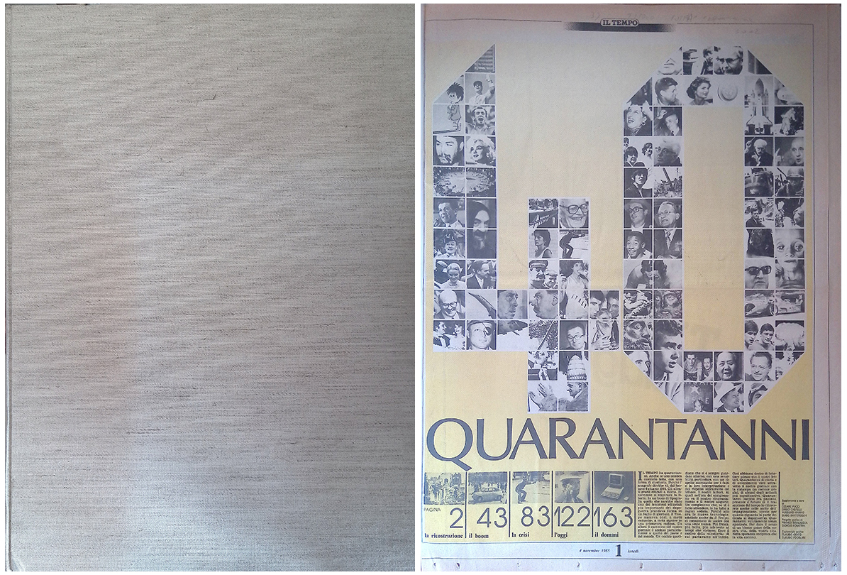 Il Tempo. Quarantanni. Supplemento 4 novembre 1985