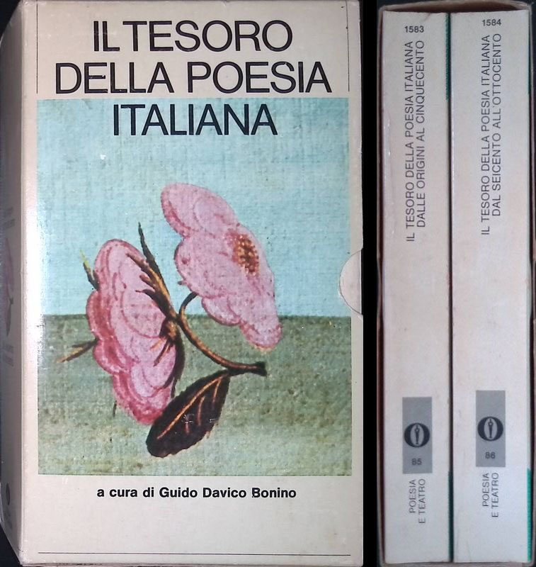 Il tesoro della poesia italiana. DUE VOLUMI