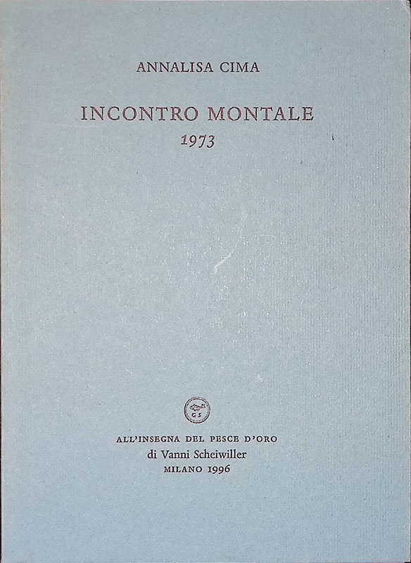 Incontro Montale 1973