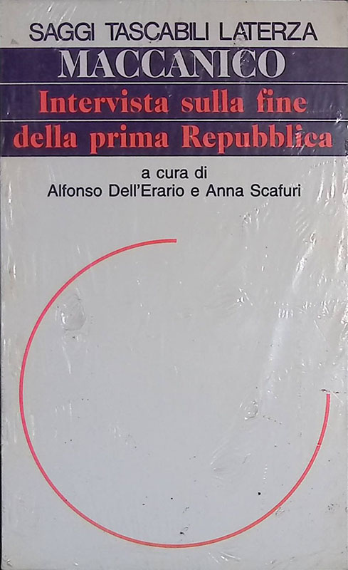 Intervista sulla fine della prima Repubblica