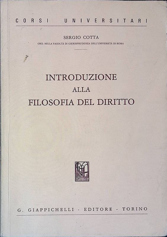 Introduzione alla filosofia del diritto