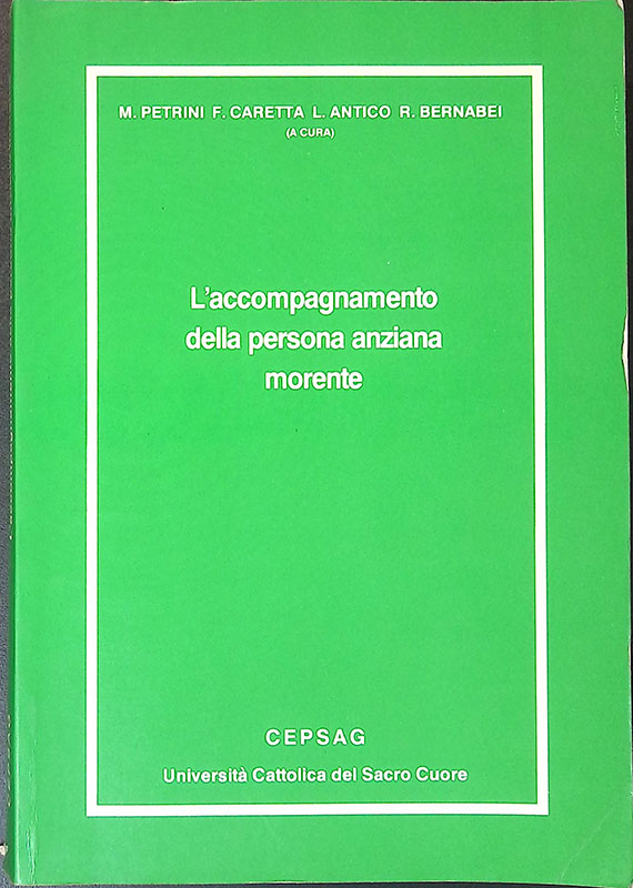 L'accompagnamento della persona anziana morente