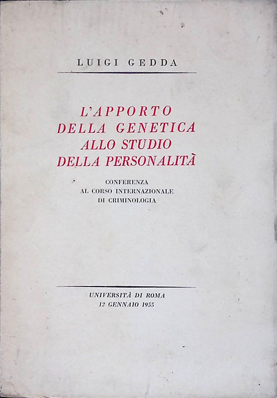 L'apporto della genetica allo studio della personalità