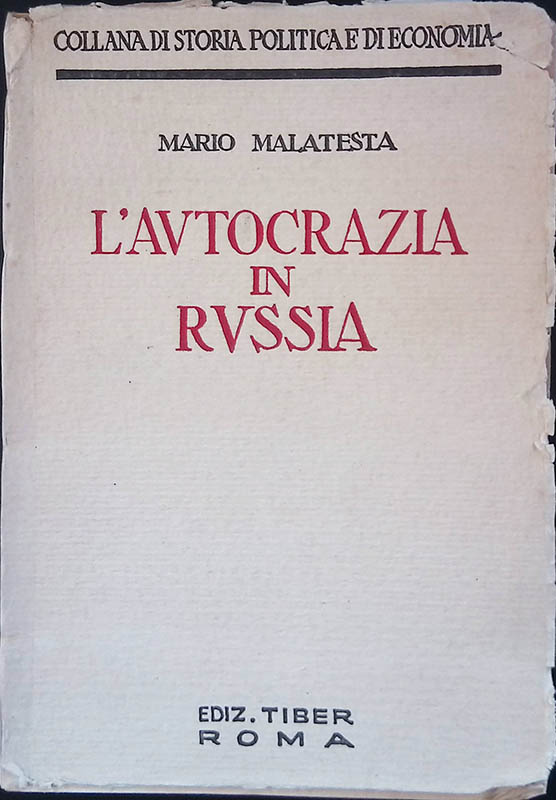 L'autocrazia in Russia. Volume I