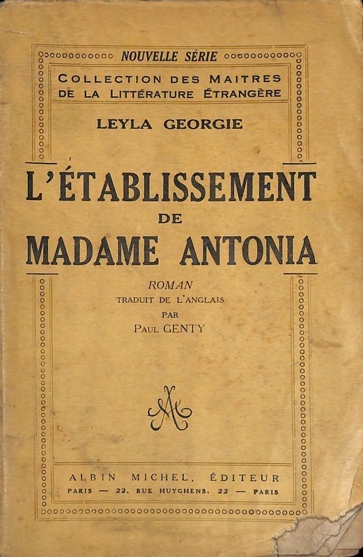 L'etablissement de madame Antonia